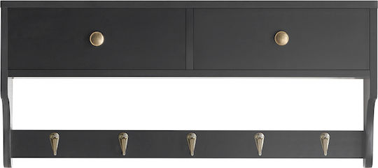 SoBuy Ξύλινη 6 Θέσεων 60x14.5x27cm