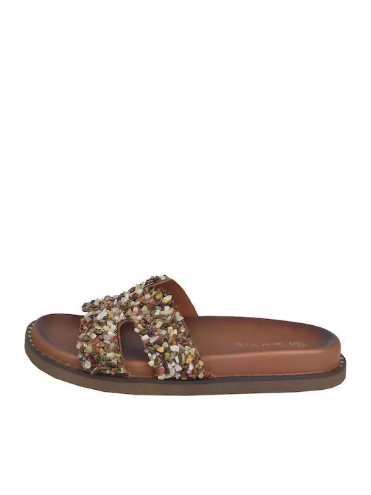 Envie Shoes Γυναικεία Σανδάλια Καφέ