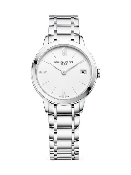 Baume Et Mercier Classima 31mm Λευκό Καντράν Baume Et Mercier Classima 31mm Λευκό Καντράν