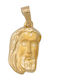 9K Gold Constantine Necklace Christ Head M2101