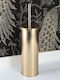 Metallisch Badezimmer Toilettenbürste Gold