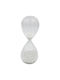 Decorative Glass Hourglass Φ6x16 Transparent White Sand Keskor 69830