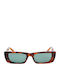 The Glass of Brixton Women's Sunglasses with Brown Tartaruga Plastic Frame and Brown Lens 379475