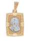 Unisex Pendant Vitopoulos Yellow White Gold 14K