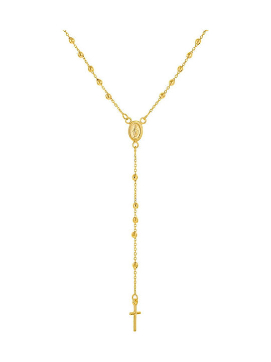 Gold Necklace 14K Bead It Dolce Vita Rosario 4823