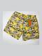 Men's Swimwear Shorts Yellow Camo