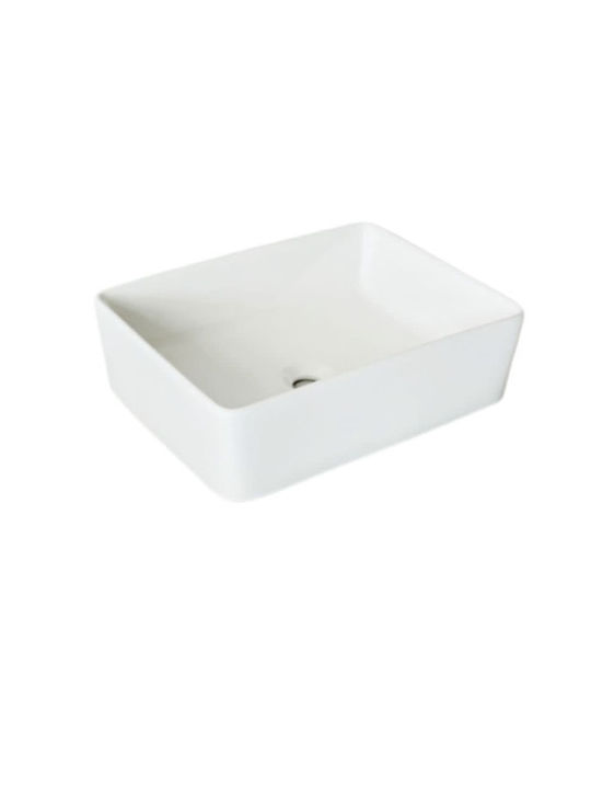 Deasupra Blatului Chiuvetă Porțelan 47.5x37x14cm Alb