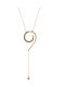 Damentrauring Halskette Vitopoulos Roségold 14k Steine