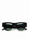 Common Sense Men's Sunglasses with Black Plastic Frame and Black Lens 467970