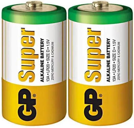 GP Batteries Алкални Батерии D 1.5V 2бр