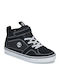 Kinder Sneakers Hoch mit Klettverschluss Schwarz