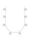Women's Silver Necklace 925 Circles Kl21200173