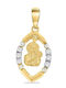 Women's Yellow Gold Talisman 14K Zircon Pa11100063