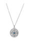 Constantine Double-Sided Necklace Silver Callisto Collection Zircon