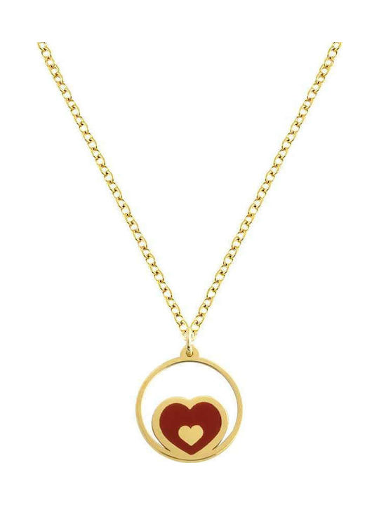 Necklace Chain Gold 14K Enamel Nk_χκ4906
