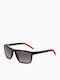 Carolina Lemke Men's Sunglasses with Black Frame and Black Gradient Lens 476003
