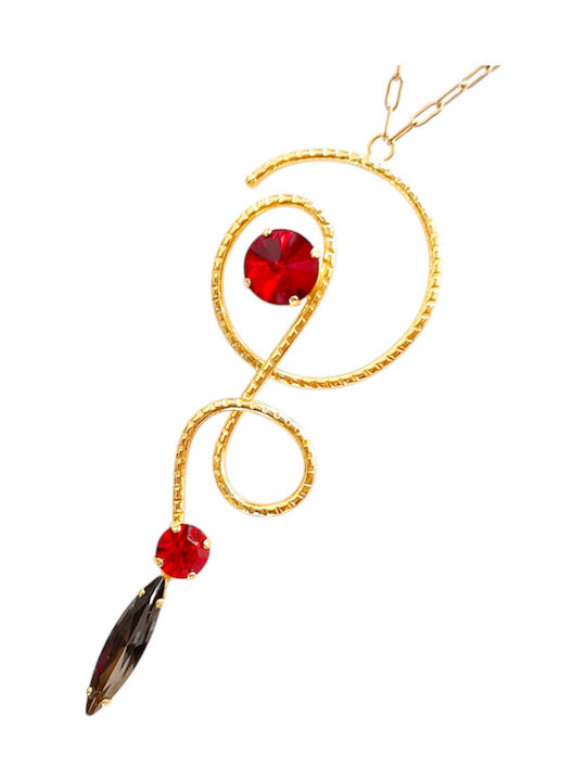 W'el Woman's Elegance Κολιέ από Επιχρυσωμένο Ατσάλι W'el Woman's Elegance Κολιέ από Επιχρυσωμένο Ατσάλι