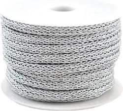 Platt Gewobenes Metallisches Schnürsenkel 7mm 1...