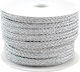 Șiret Plat Tricotat Metalic 7mm/Metru T1457002 ...