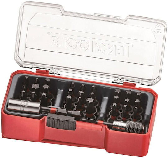 Teng Tools Impact Tj1430 Wechselbare Schraubendreher-Bits Set