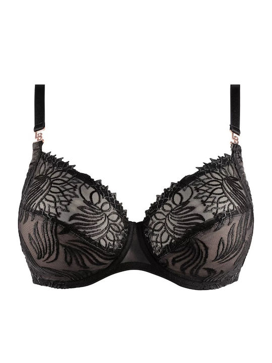 Louisa Bracq Black Minimizer Sutien fără căptușeală cu Baloane