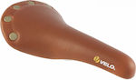 Velo Plush Brown Bicycle Saddle Retro
