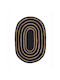 Kentia Wicker Placemat Yute Black 70x45cm