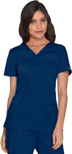 Cherokee WWE4728 Γυναικεία Ιατρική Μπλούζα Μπλε Dark Blue
