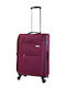 Forecast Medium Burgundy Travel Suitcase with 4 Wheels Height 66cm
