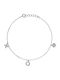 Silver Bracelet 925 Hanging Asz-0066w