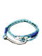 Herren Armband Ananna Ancor Kabel Polyester Blau