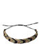 Siballba Men's Macrame Bracelet Black Beige Pink