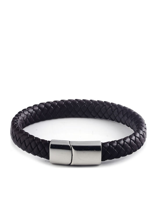 Männer Armbänder Edelstahl Stahl Leder 21 Zentimeter Tribute 0230445801