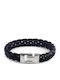 Männliches Lederarmband Aus Edelstahl 21 Zentimeter Tribute 0230445701