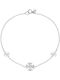 Women's White Gold Bracelet 14K Crosses Br11200368