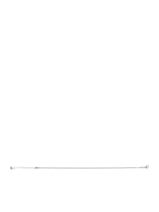Anklet Chain Stainless Steel Silver An034s