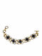 Fashion Jewelry Bracelet Brass Crystals Gold Bz-br-00144
