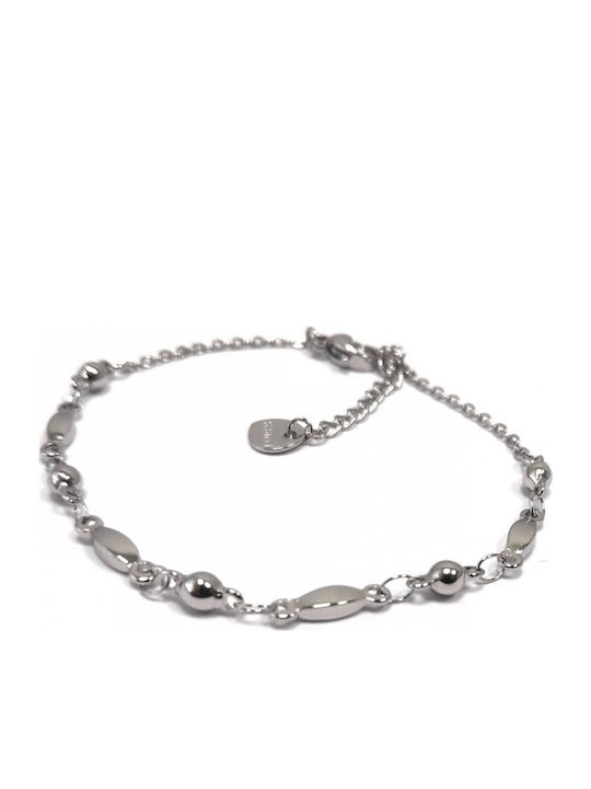 Karmafashion Damen Armband Stahl 316l Kette Silber 2222-052a