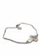 Karmafashion Damen Armband Stahl 316l Kette Kreuz Vergoldet Silber 2212-101a