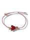 Martaki Red Ceramic Butterfly Adjustable