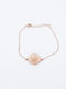 Silver Pink Gold Women's Eye Bracelet Code 103001