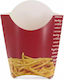 Disposable for Potato Paper Box 11x12cm Case