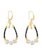 Women's Earrings Apoxylo Natural 785.1 Drop Pearl Black