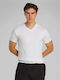 Men's Undershirts Short-sleeved in White Color 3Pack