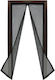 Mosquito Door Net with Magnetic Clasp made of Polyester Brown