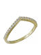 Gold Row Ring 14K V Shape 031693 031693 Gold 14 Carats