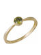Inel Pentru Femei Aur K14 Verde Deschis 038440 038440 Aur 14 Carate