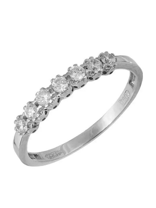 White Gold Zircon 14 Carats 039198 039198 Gold 14 Carats