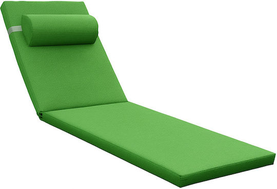 SofiSila Green Sunbed Cushion with Backrest