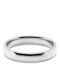 Ring Wedding Band Thickness 4mm Steel Silver